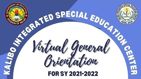 KISEC Virtual General Orientation for SY 2021-2022