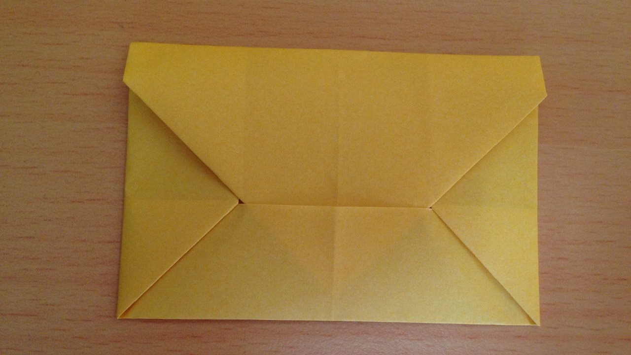 折り紙の封筒 簡単な折り方 Origami Envelope Youtube