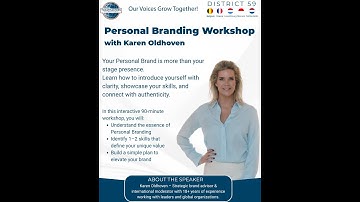 Personal Branding Workshopwith Karen Oldhoven