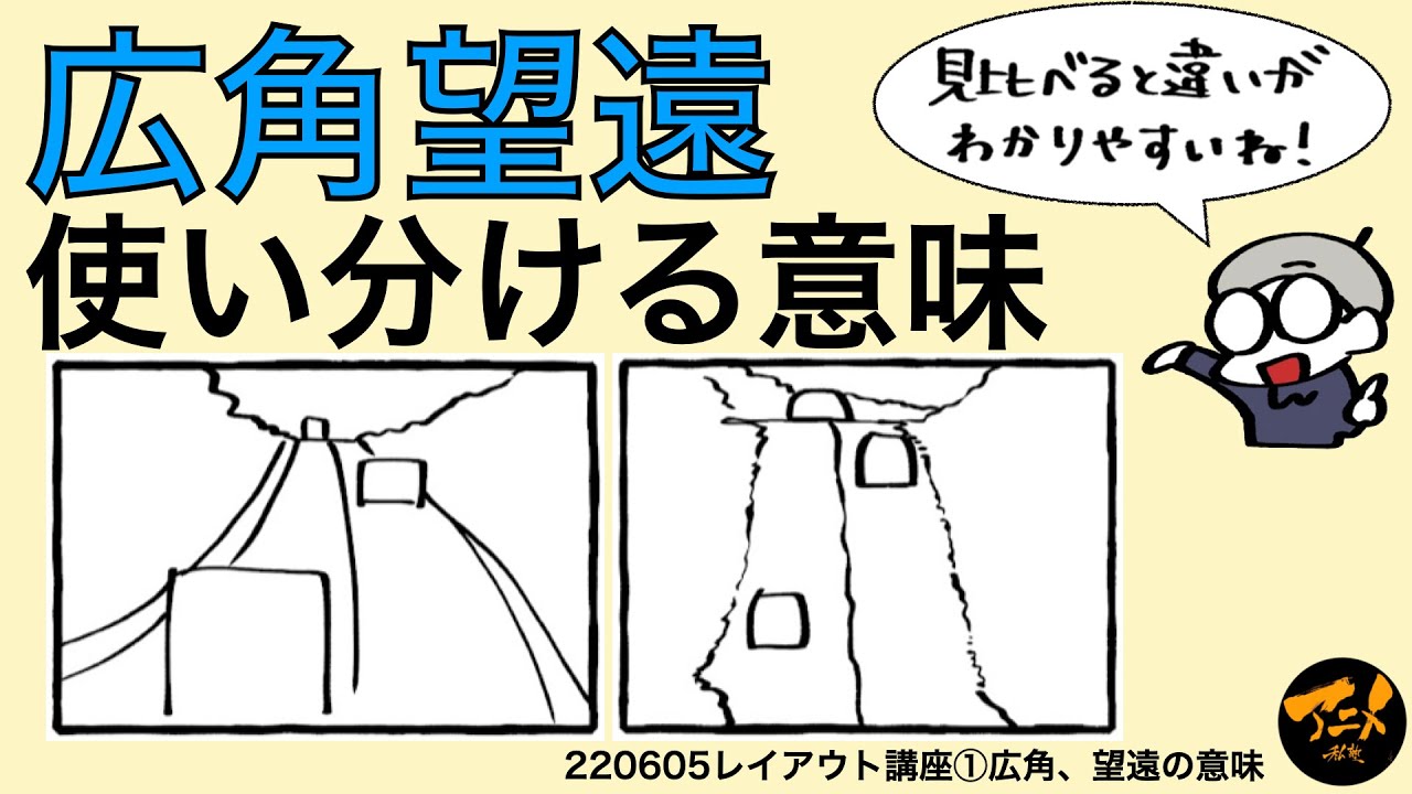 広角望遠使い分ける意味 2605レイアウト講座 より Youtube