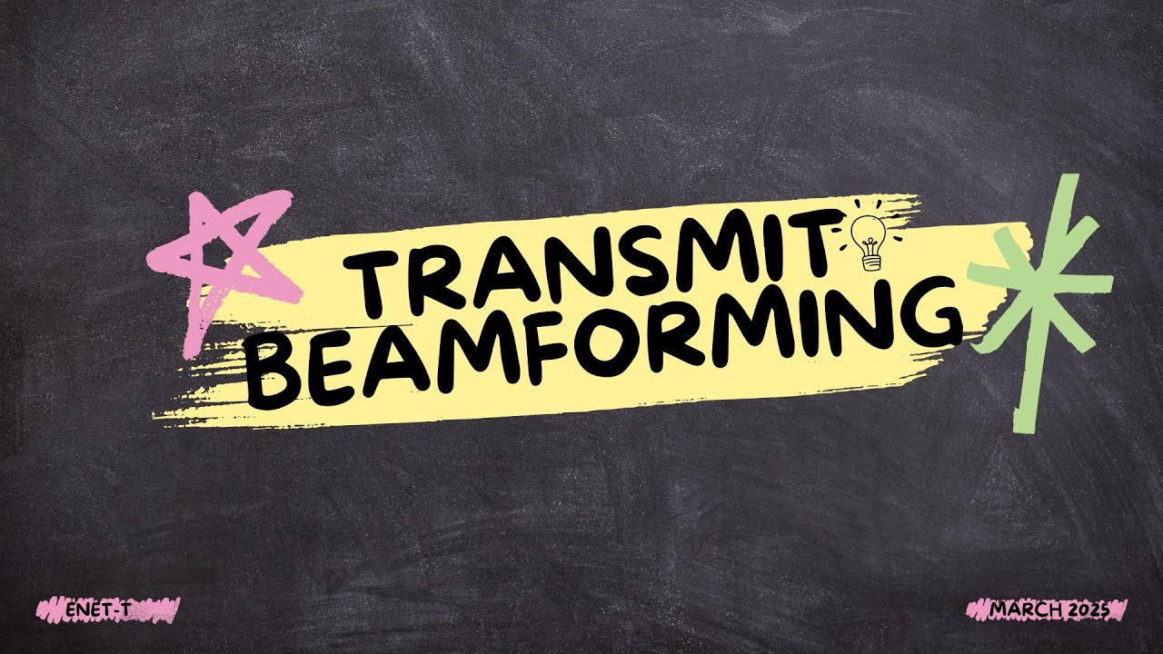 TRANSMIT BEAMFORMING Sec.1 - YouTube