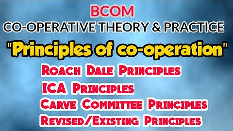 Co-operative Theory&Practice// Principles of Co-operation//Bcom Calicut University//Lijuzz classess