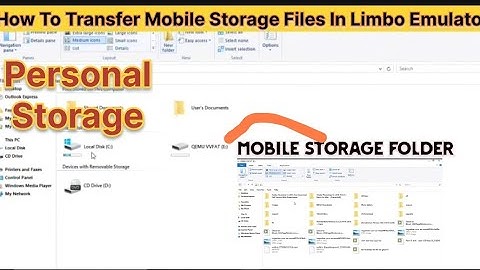 How To Transfer Phone Storage Files Into Limbo Pc Emulator || Share Files To Limbo Emulator Easily