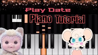 Play Date || Melanie Martinez || Cry Baby || Piano via || Easy Tutorial. screenshot 5