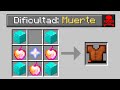 LA NUEVA DIFICULTAD DE LA MUERTE en MINECRAFT 😱🤣 MINECRAFT pero ALEATORIO