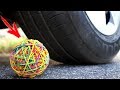 EXPERIMENT: CAR VS RUBBER BAND BALL