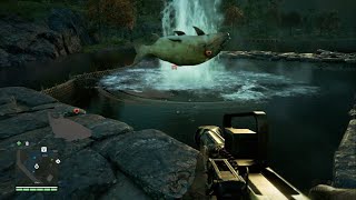 Far Cry® 4 PS4 - This Is How You Kill Demon Fish In Far Cry 4 - Explosions!