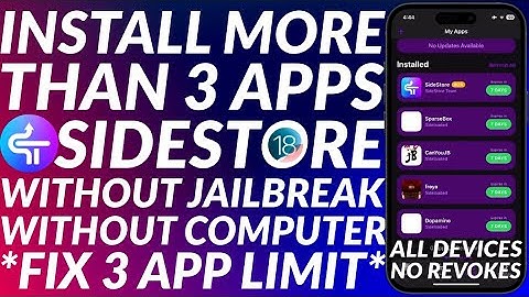 Fix Sidestore 3 App Limit iOS 18 | Get Sidestore more than 3 Apps | No Jailbreak/No PC | Full Guide