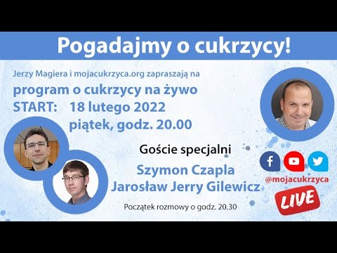 Pogadajmy o cukrzycy - na żywo o systemie sztucznej trzustki, 18 lutego, godz. 20.00