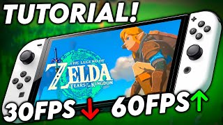 COMO COLOCAR O ZELDA 60 FPS - THE LEGEND OF ZELDA: TEARS OF THE KINGDOM - NINTENDO SWITCH