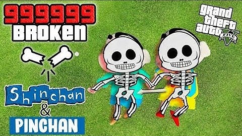 GTA 5: FRANKLIN Breaking EVERY BONE As SHINCHAN AND PINCHAN In GTA V ! ( GTA 5 mods )