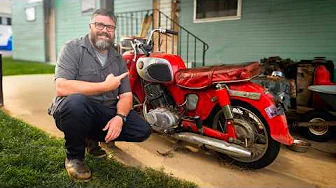 Abandoned Honda Dream Bike found in Warehouse! Will It Run?