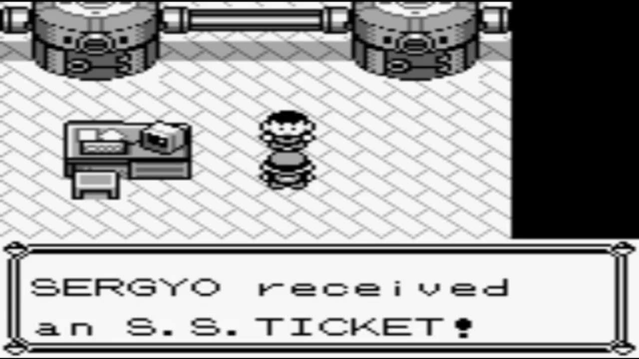 Pokémon Red and Blue Bill's House Pokémon and Get SS Anne Ticket