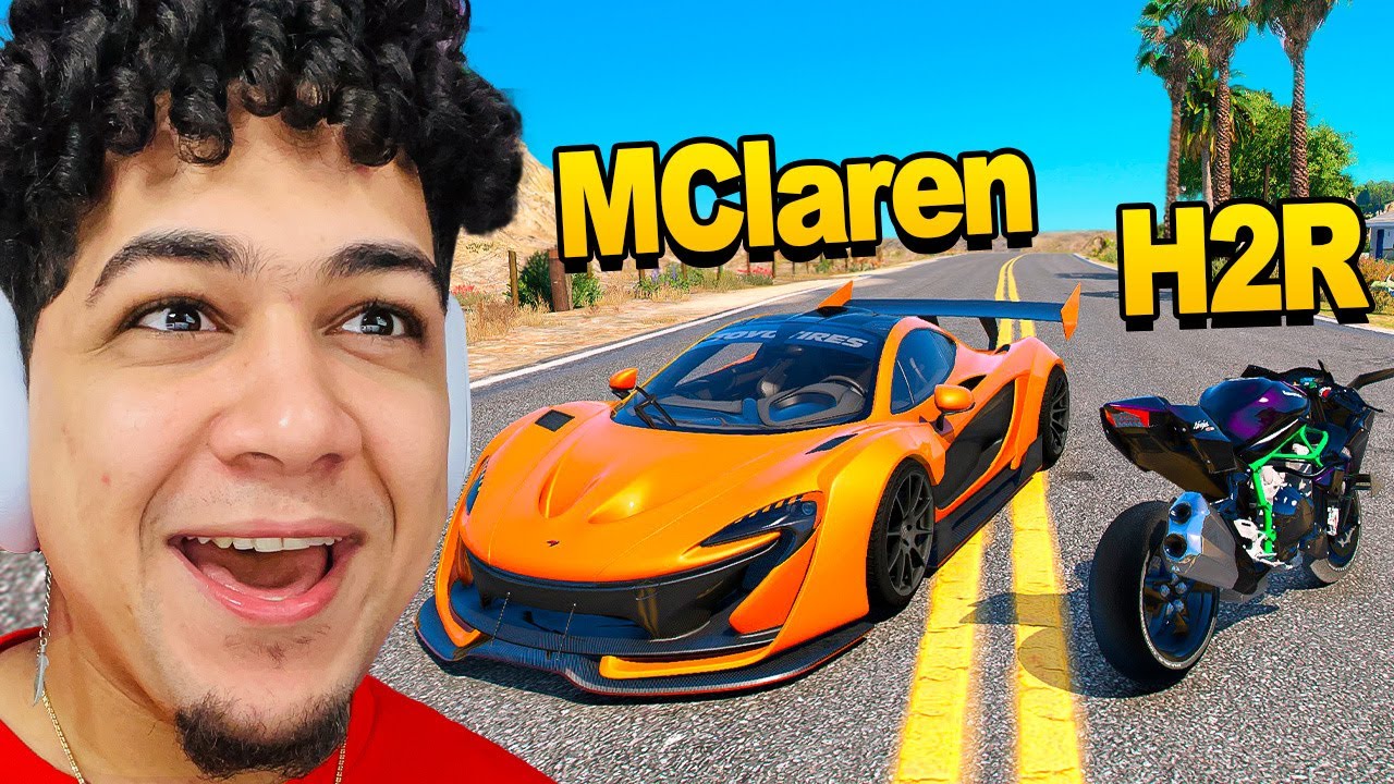 Modifico Un MClaren P1 Para Conseguir Una Moto H2R! 😰 Gta Rp