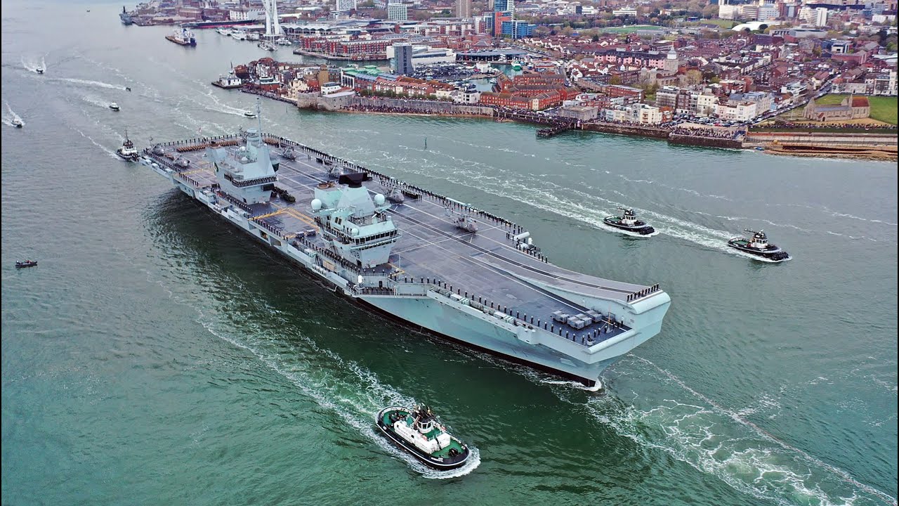 UK Carrier Strike Group sails (Short edit)