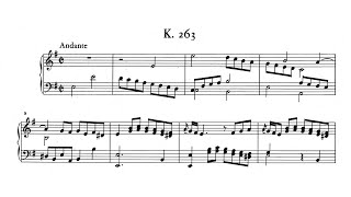 Scarlatti: Keyboard Sonata in E minor, K.263