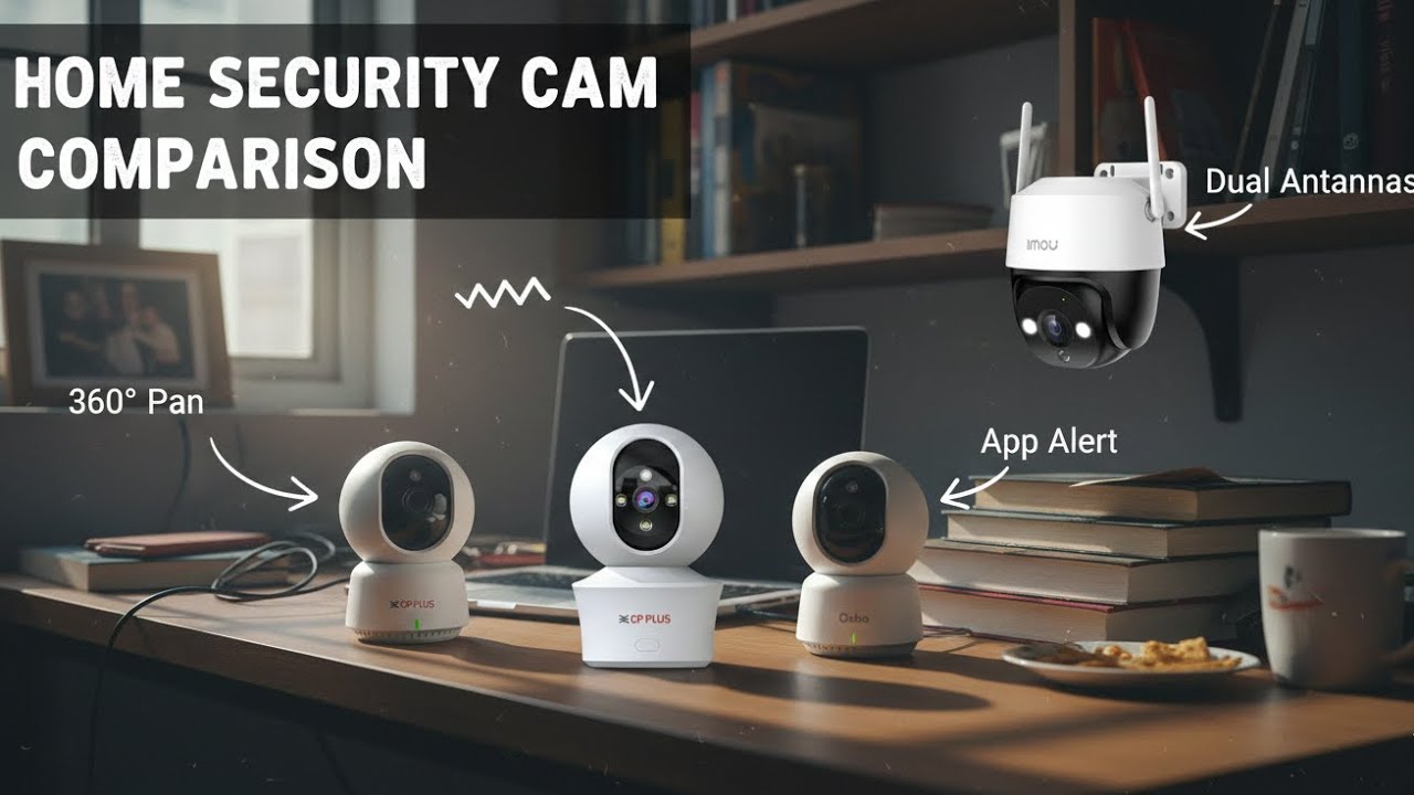 Top 4 CCTV Cameras India⚡Best WiFi Security Camera for Home & Outdoor⚡ ...