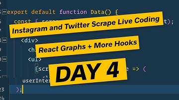 React Charting, Data Massaging and more hooks - Node.js Scraper DAY 4