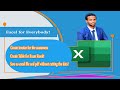 Excel Final Exam Revision for Afternoon class 3 10 2023