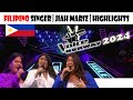 FILIPINO Singer | Jiah Mariz Abad | The Voice (NORWAY) 2024 | HIGHLIGHTS | #filipino
