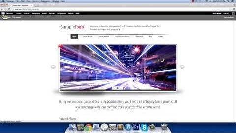 Changing the Logo - Sencillo Responsive Drupal Theme