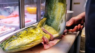 Japanese Street Food  Mahi Mahi Fish Cooked Three Ways Okinawa Seafood Japan