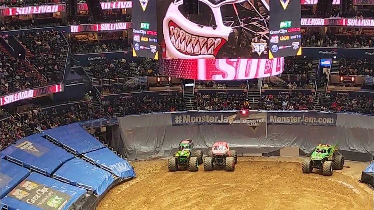 Monster Jam Washington DC Captial One Arena BKT Freestyle RUN Monster