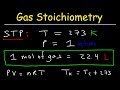 Gas Stoichiometry Problems