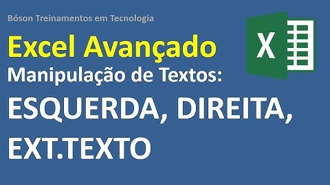 Funções de Texto no Excel - Extração de Caracteres