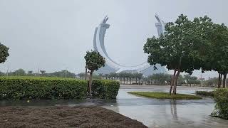 아시아축구최강, 부국 카타르에 비가 내리면? (Qatar Rain)