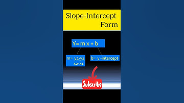 Slope Intercept form #maths #mathematics #JasonDeruloTV #GotPermissionToPost #SlowLow@JasonDerulo