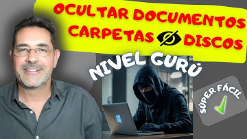 Cómo OCULTAR DOCUMENTOS, CARPETAS,DISCOS nivel GURÚ!!