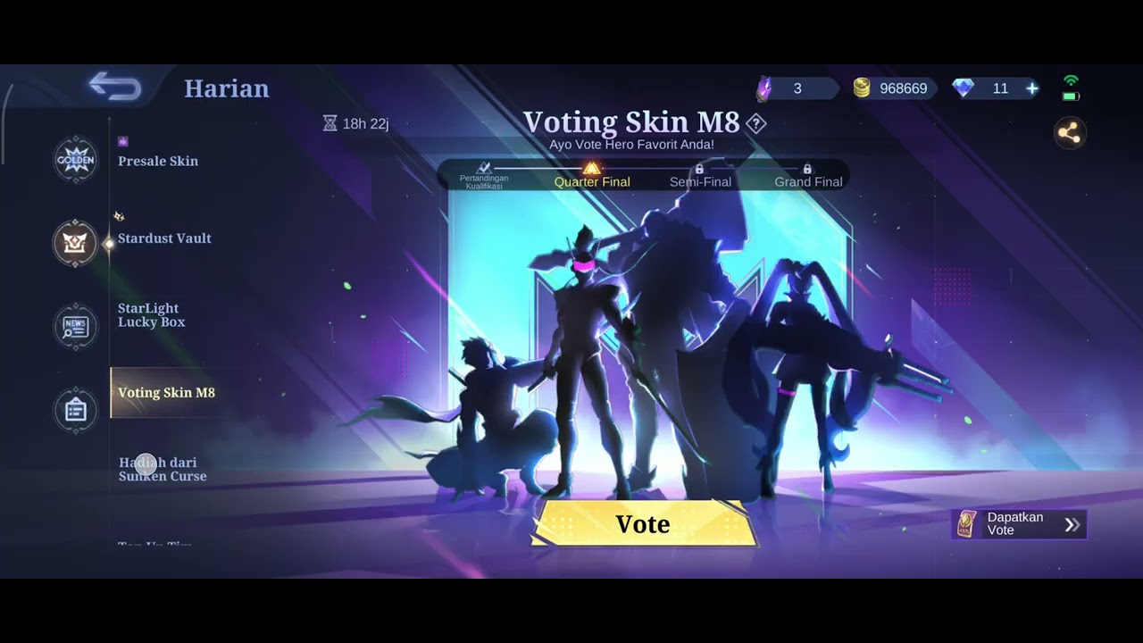 Gacha diskon harian ke 11 pada event grand collection yang baru. 