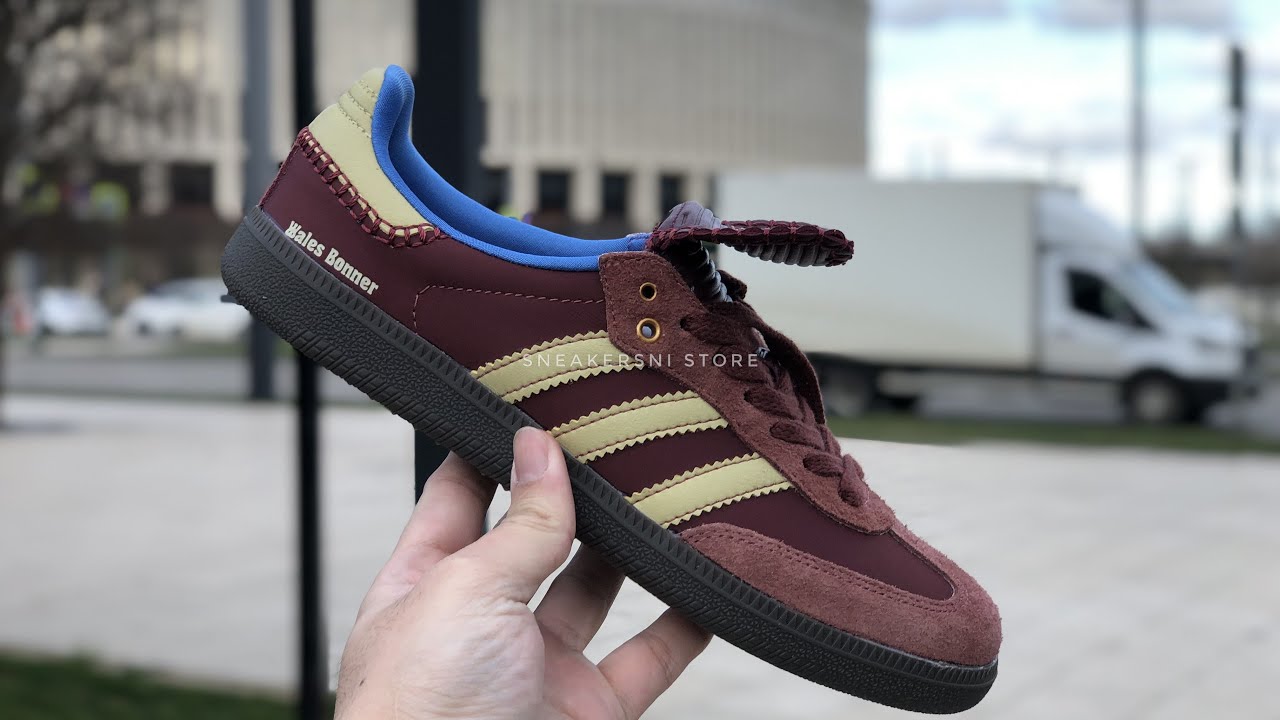 adidas gazelle silver green womens adidas Samba Nylon Wales Bonner Fox Brown main image 1