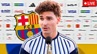 JULIAN ALVAREZ READY TO SPEAK OUT FOR BARCA ?!