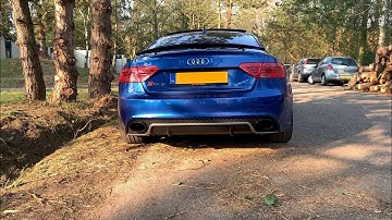 Catless X pipe 3" Audi RS5 b8.5 Cold Start (50M / 164ft)