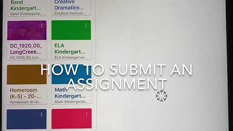Submitting an Assignment on Canvas using an iPad