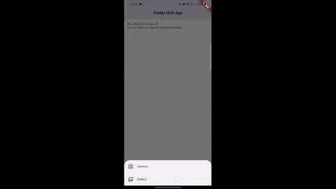Text Recognition(OCR) in Flutter