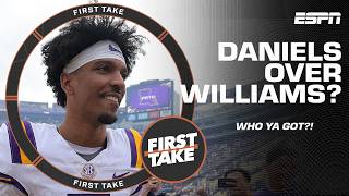 Caleb Williams vs. Jayden Daniels: Who ya got with the No. 1️⃣ pick? | First Take