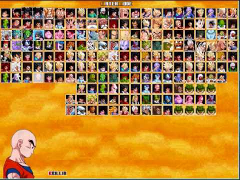 dragon ball z mugen characters pack download