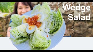 Wedge Salad: Ridiculously Big in 5 Minutes!