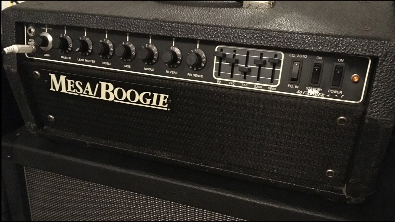 Mesa Boogie .50 Caliber Plus gain stages at bedroom levels - YouTube