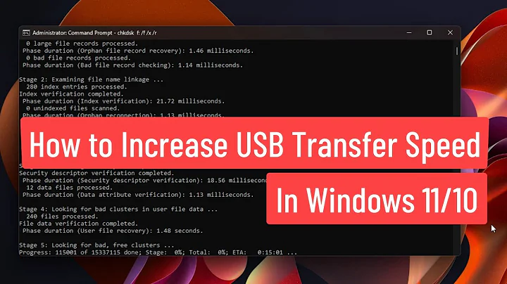 How to Increase USB Transfer Speed in Windows 11/10 | Boost File Copy Speed