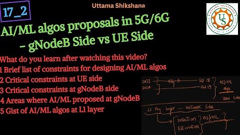 [17_2] AI/ML algos proposals in 5G/6G - gNodeB Side vs UE Side