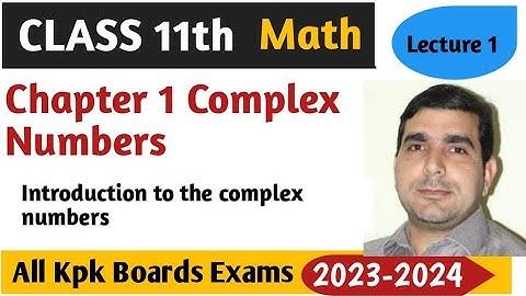 Complex Numbers Introduction class 11th Math