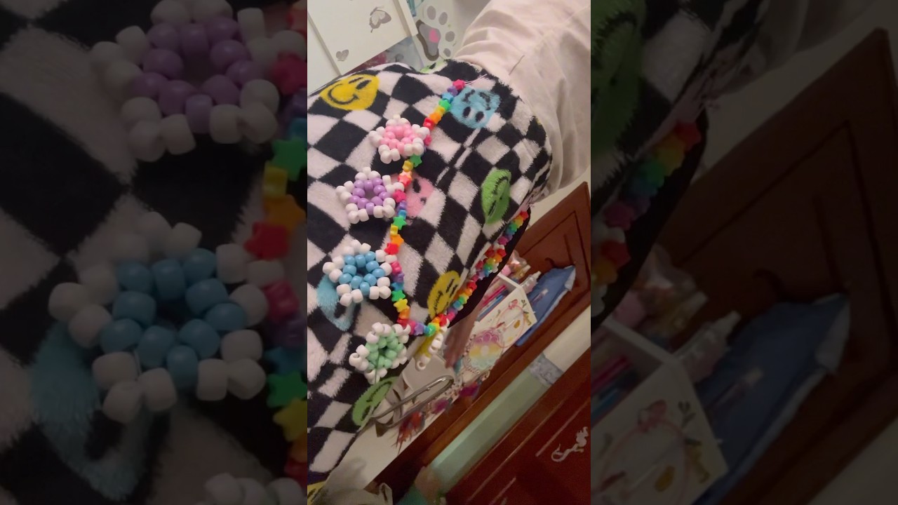 Kandi belt chain! #fasternharder #kandi #kandikid #rainbow #stars