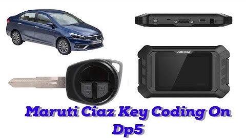 how to Maruti ciaz  Key programming "key coding on dp5 lose case