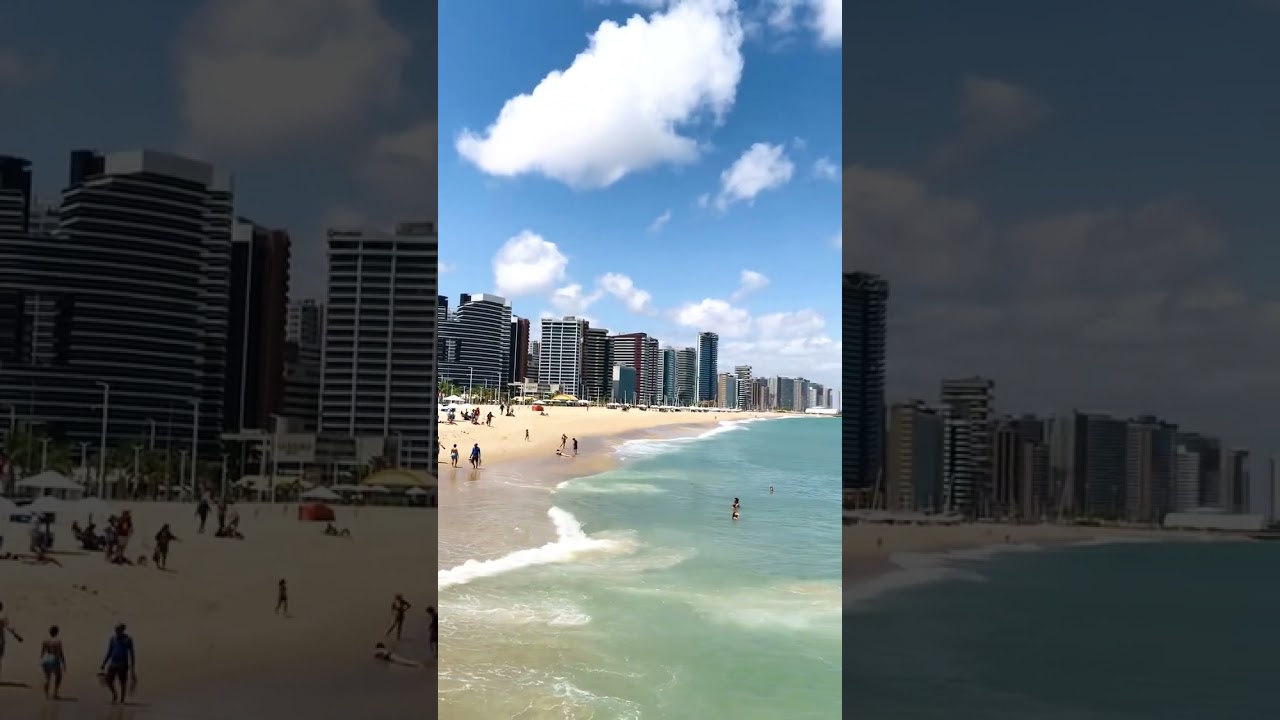 Beleza Praia do Meireles 🏖 Beira Mar Ceara Brazil 🇧🇷 #beaches #vacation #beach #beachlover