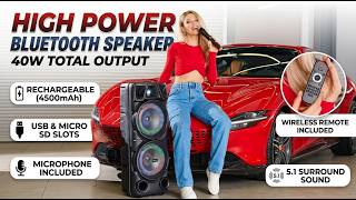 ZQS 8210: The Ultimate Wireless Bluetooth Speaker with Mic — 6 Hours of Pure Audio Fun!