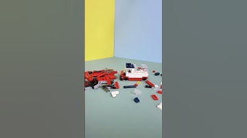 Loz Mini Blocks 香港紅色的士 vs 雪糕車｜迷你車積木大比拼！#unboxing #miniblocks #toys #stopmotion  #miniature #馬路 #